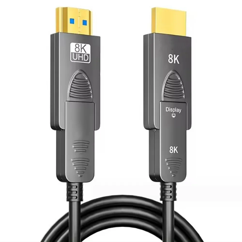 Fiber Optic HDMI 2.1 Cable 48Gbps Ultra High Speed HDMI Cables 8K60Hz 4K120Hz eARC HDCP 2.2&2.3 HDR10 Dolby for PS5 Xbox TV 4K