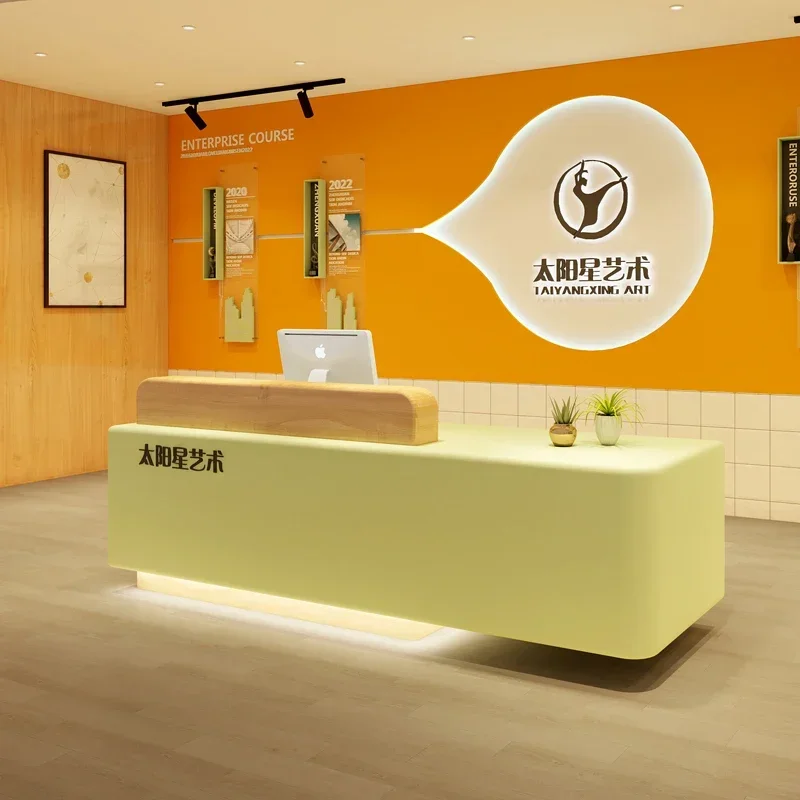 Modern Church Pulpit Bar Beauty Salon Checkout Clothing Store Front Desk Training Institution Dance Photography Reception Desk