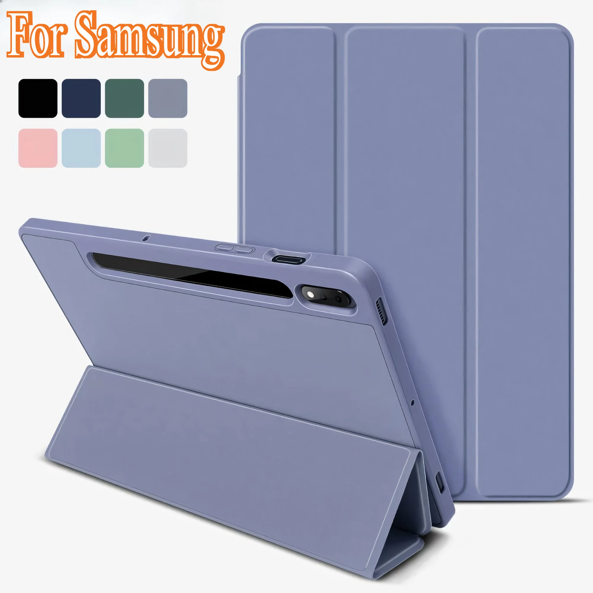 

Поп для нового Samsung Galaxy Tab S10 Fe Plus 13,1-дюймовый планшет Capa для Tab S10 Ultra S9 S8 S7 FE Plus 12,4 дюйма Funda Official Liquid