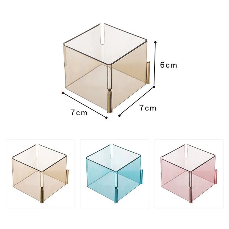 Plastic Drawer Organizer Box for Jewelry Box Partition Drawer Divider Storage Box Desk Organizer Underwear Organizer Drawer Box