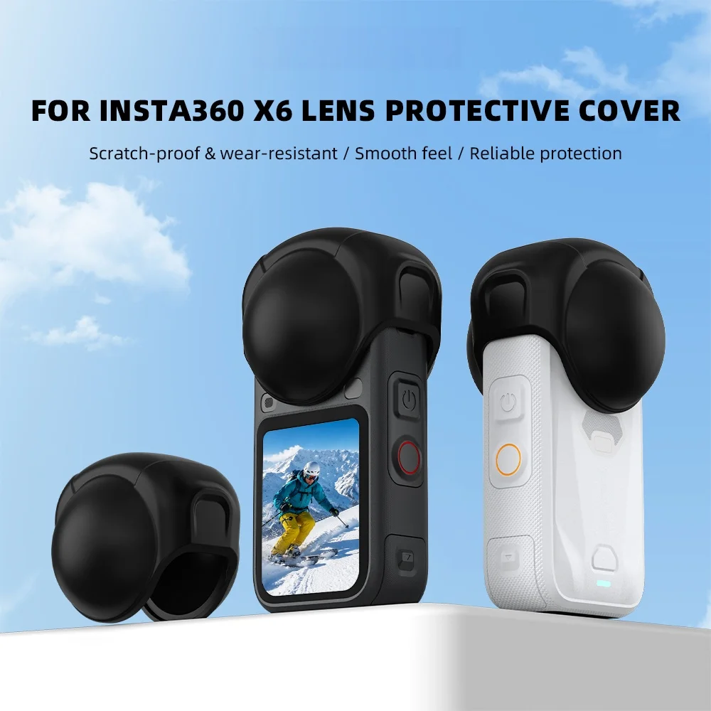 For Inta360 X6 Lens Protective Cover,Scratch-proof &Wear-resistant,Smooth feel,Reliable protection