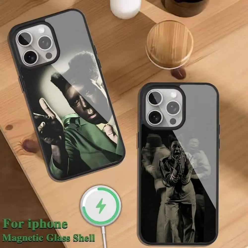 

T-Tylers The C-Creator Phone Case For Magnetic Wireless Charge Cover For iphone 16 15 14 13 12 11 Pro Max Plus Coque