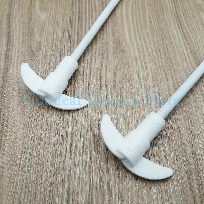 1PCS 250/300/350/500mm Two - Bladed PTFE Stirring Paddle Special Stirring Paddle for Laboratory Flasks