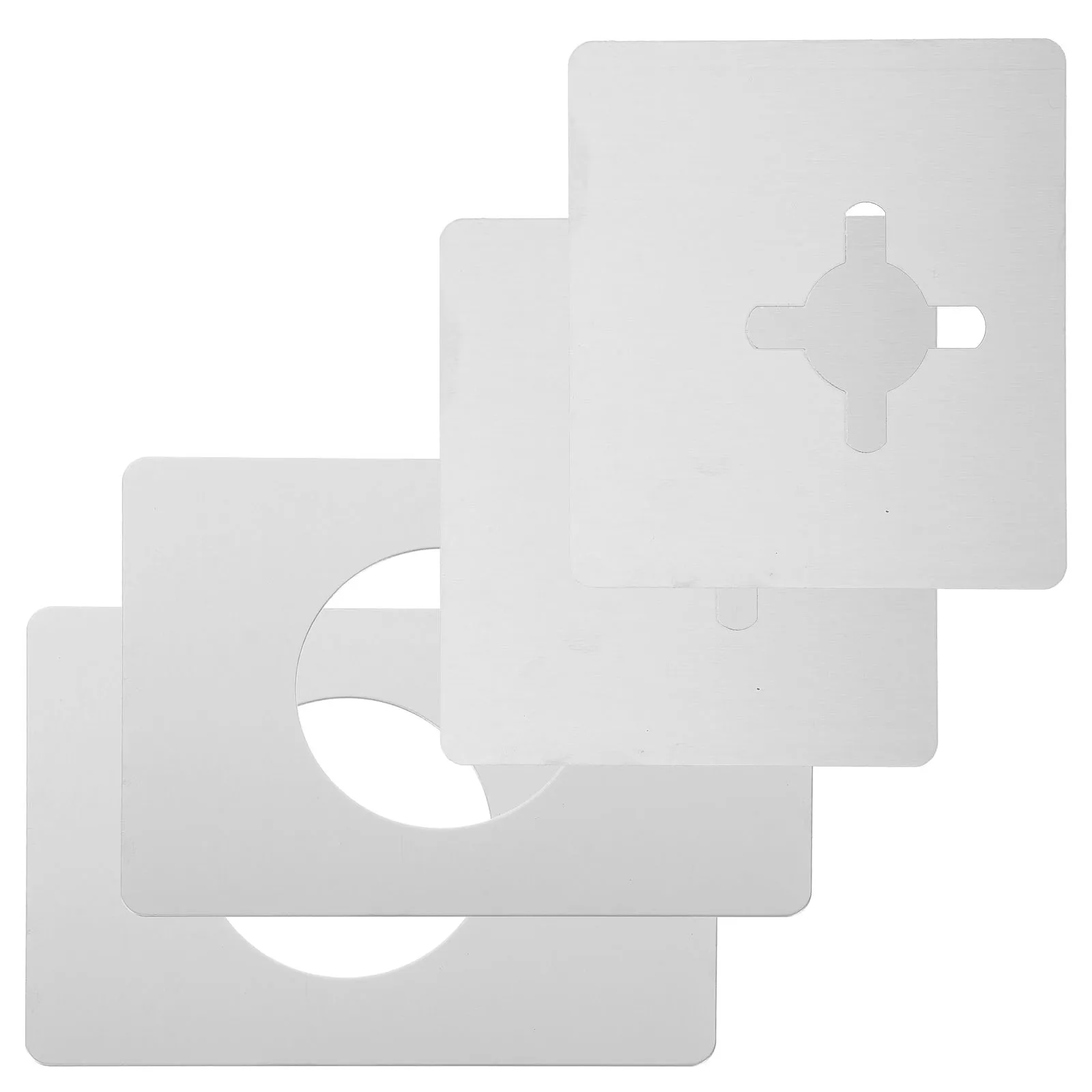 

4Pcs Door Lock Repair Plate Stainless Steel Reinforcement for Enhanced Security Deadbolt Repair Kit Door Frame Reinforcement