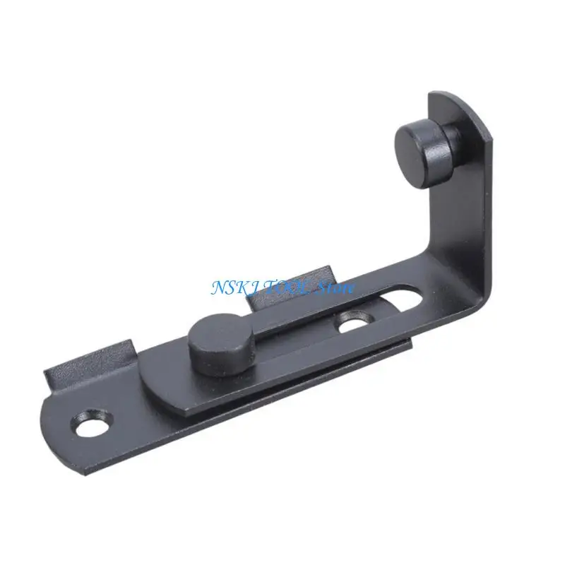 

L8RC 2pcs Door Sliding Latches 90 Degree Door Lock Stainless Steel for Indoor Outdoor Use on Window Fence Pet Door