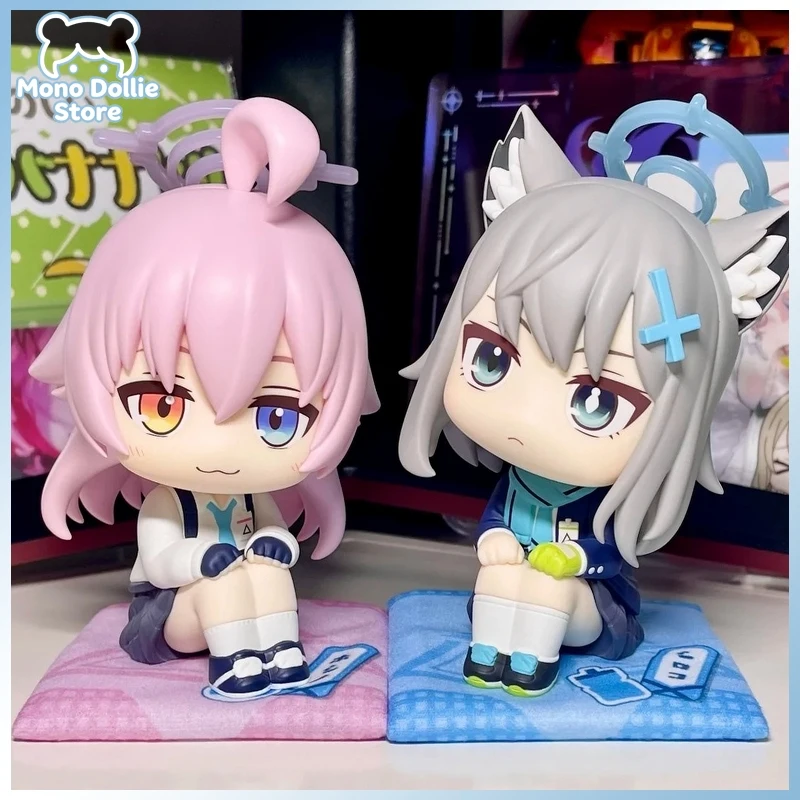 

Оригинальные фигурки Megahouse Mh Look Up Blue Archive Sunaookami Shiroko и Takanashi Hoshino, 11 см, Q-версия, декоративные модели, игрушки, подарок
