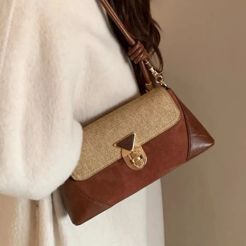 

Bohemian Chic Female Bag for Creative Students Artistic Fringe Detail Crossbody Bag for Festival Season