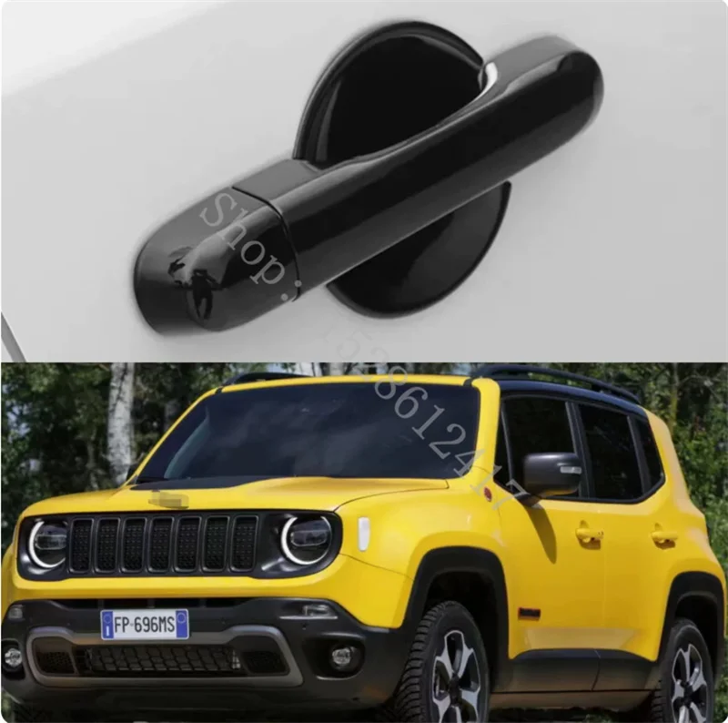 For Jeep Renegade 20142015-2021 ABS Door Handle Bowl Door handle Protective covering Cover Trim car Styling