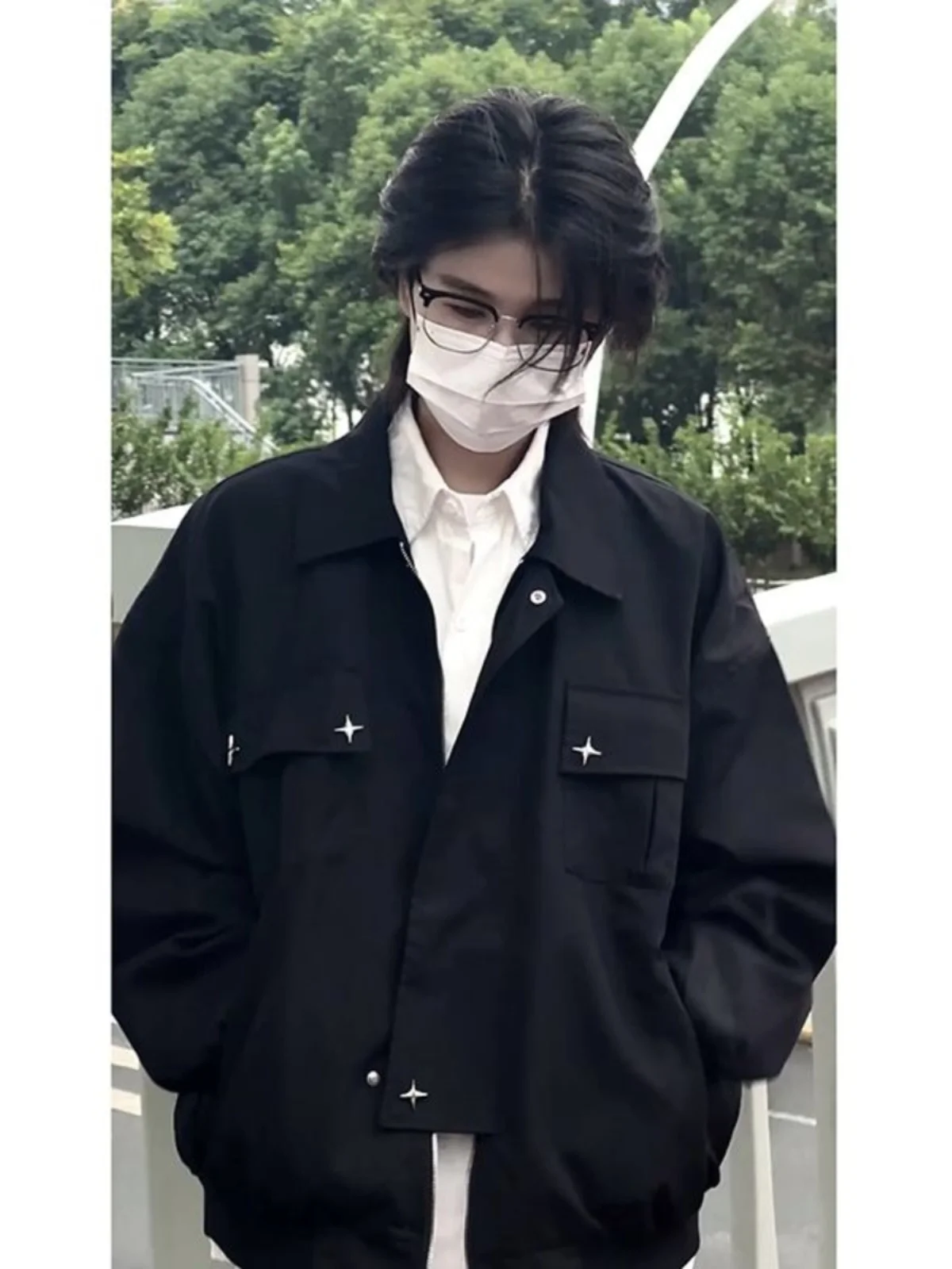 

Мужская мотоциклетная куртка Cleanfit American Sport, весенне-осеннее пилотское пальто, байкерская одежда в стиле Детройт, свободный крой, молодежная модель