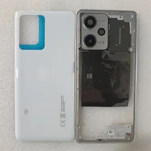 Bilashmart Xiaomi Redmi Note 12 Pro Plus 5G Housing Case Middle Frame+Battery Back Cover Rear Cover+Camera Lens +Card Tray