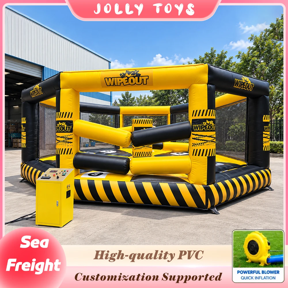Commercial Inflatable Sweeper Game Inflatable Rotating Bar Obstacle Course Carnival Inflatable Rotating Game for Adults Kids