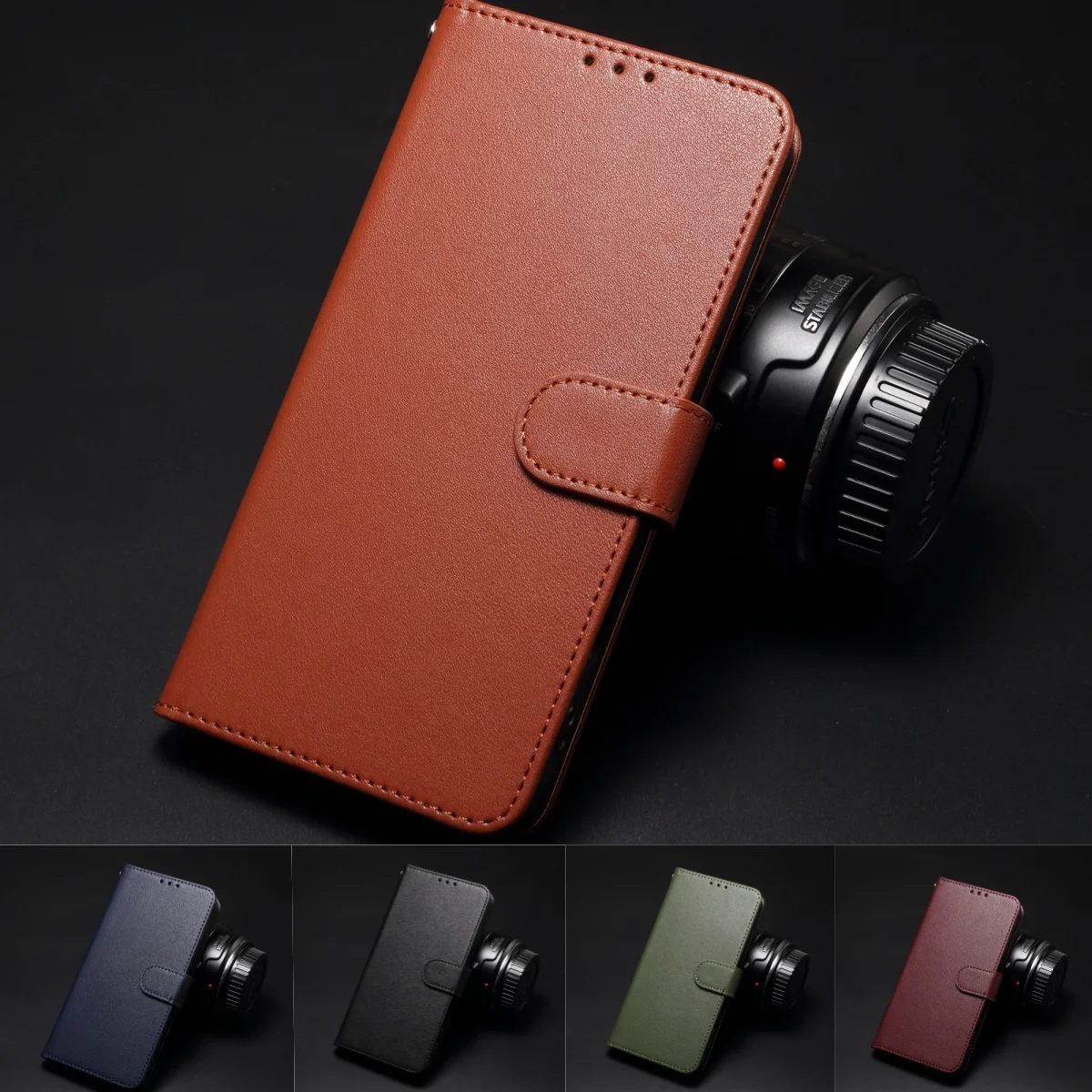 Wallet Flip Leather Shockproof Protective Phone Case for IPhone 17 16E 16 Plus 15 13 14 11 12 Pro Max Card Slot Book Cover