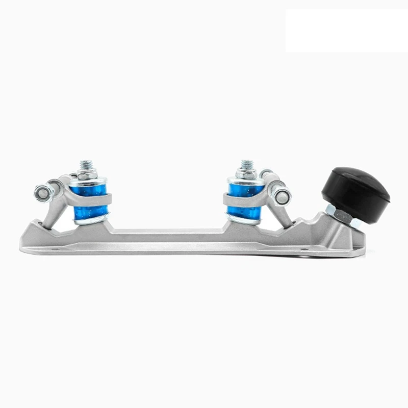 Roller Skate Base Four-Wheel Double Row Pulley Skate Bracket Accessories Brake Wheel Skate Base Bottom Plate