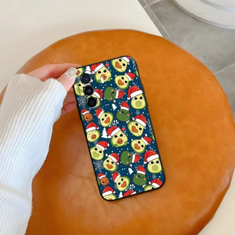 Cartoon Fruit Avocado Phone Case Fundas For Huawei P40 P50 P30 P10 P20 Lite Mate 40 Pro Plus Psmart Z 6 7 5 Back Cover