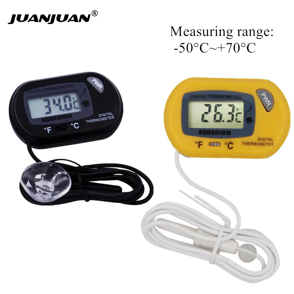 Digital LCD display Fish Aquarium Reptile Terrarium  temperature Thermometer Probe Meter fridge with Suction Cup 10% off