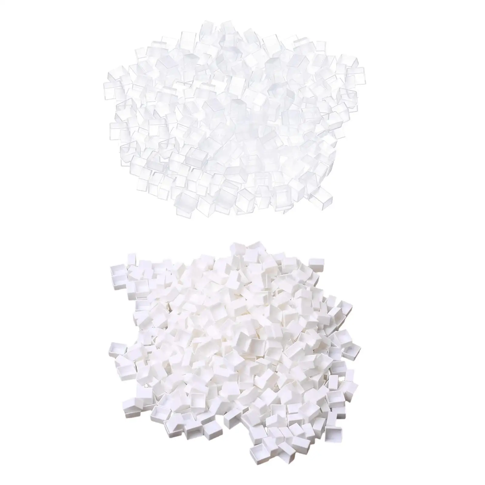 100x نصف مقالي ألوان مائية فارغة، نصف مقالي قابلة لإعادة الاستخدام وقابلة للحمل وخفيفة الوزن