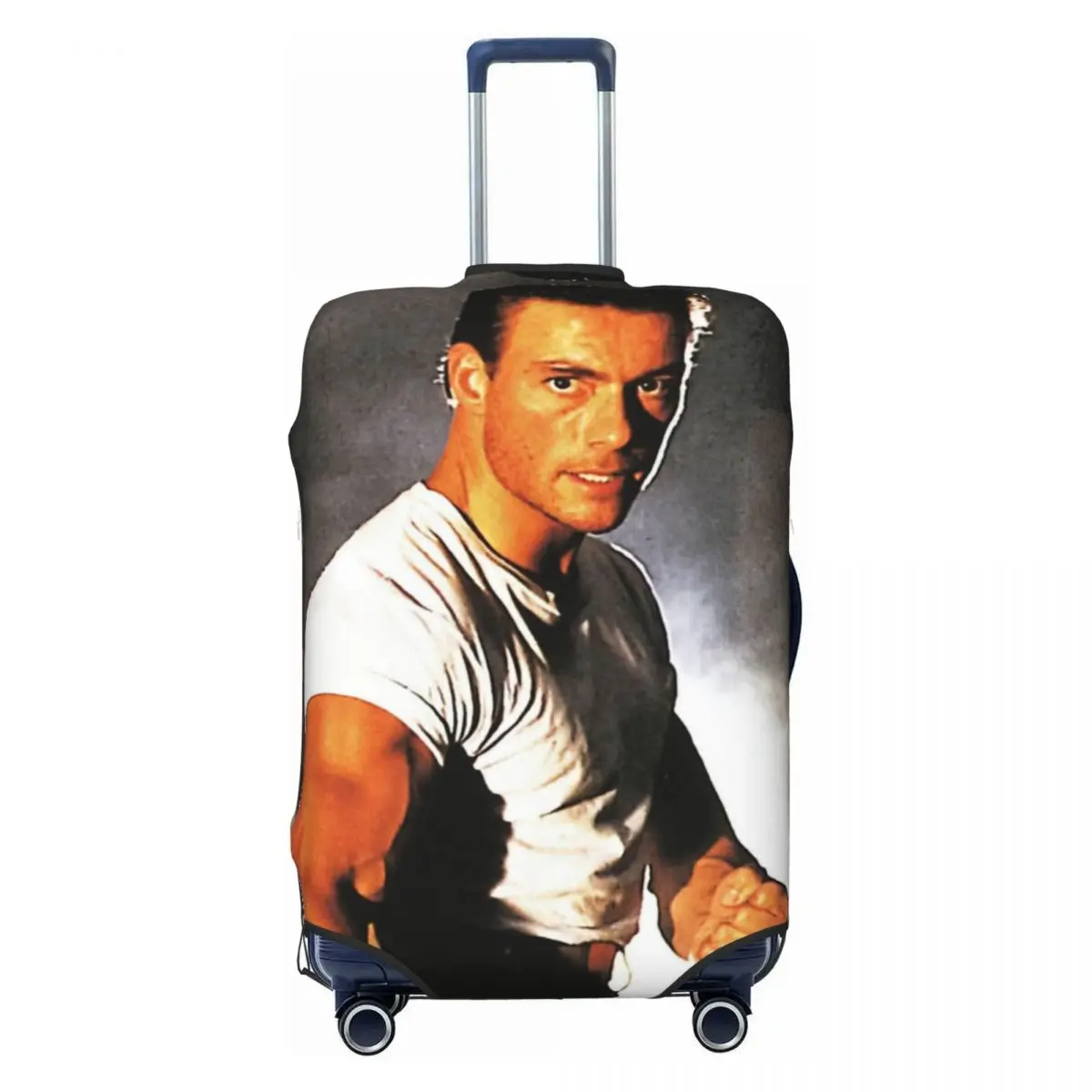 

Jean-Claude Van Damme Print Luggage Protective Dust Covers Elastic Waterproof 18-32inch Suitcase Cover Travel Accessories