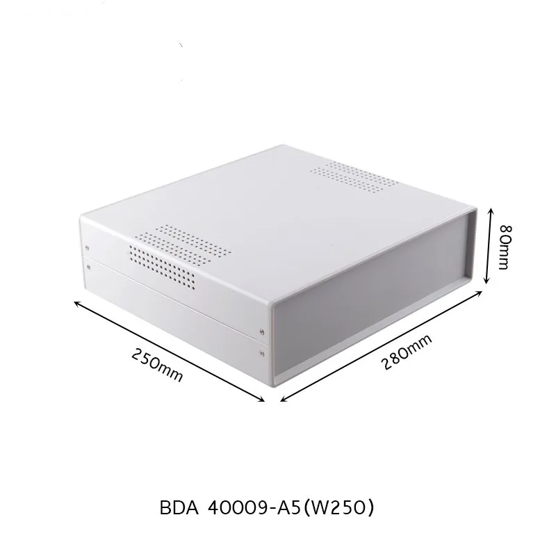 280*250*80mm Iron Electrical Connector Enclosure Diy Instrument Case Project Enclosure Iron Controller Wire Connection Box view 4