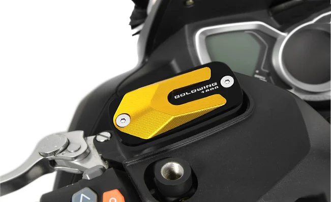 NEW Motorcycle CNC Front Brake Reservoir Fluid Cap Tank Cover For Honda GOLDWING1800 1500 goldwing1800 Oil Cup cover Accessories