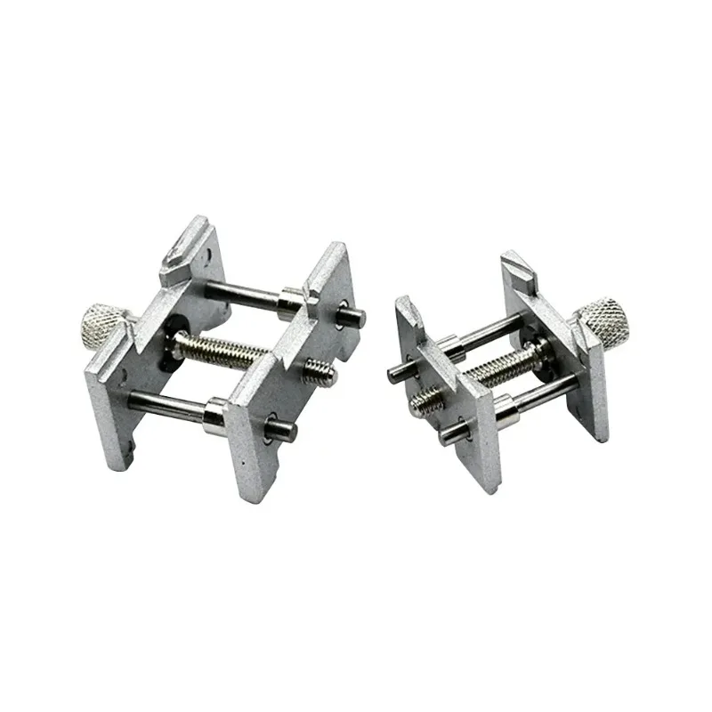 2pcs Multifunctional Universal Watch Movement Holder Fixed Base 2in1 Watches Case Clamp Repair Tools for Watchmaker