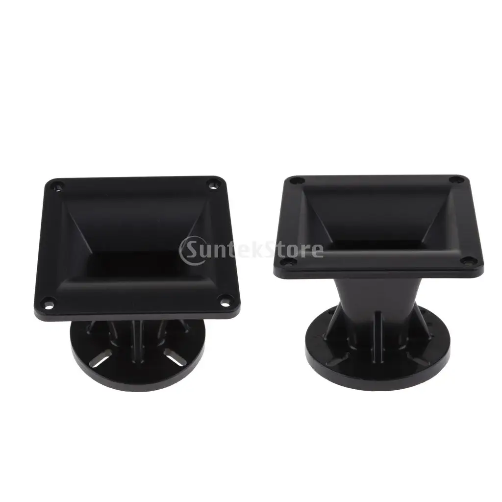 Speaker Wave Guide Horn Tweeter Wide Angle Long Throw Plastic Loud Accessory for Universal Car Home DJ Stage
