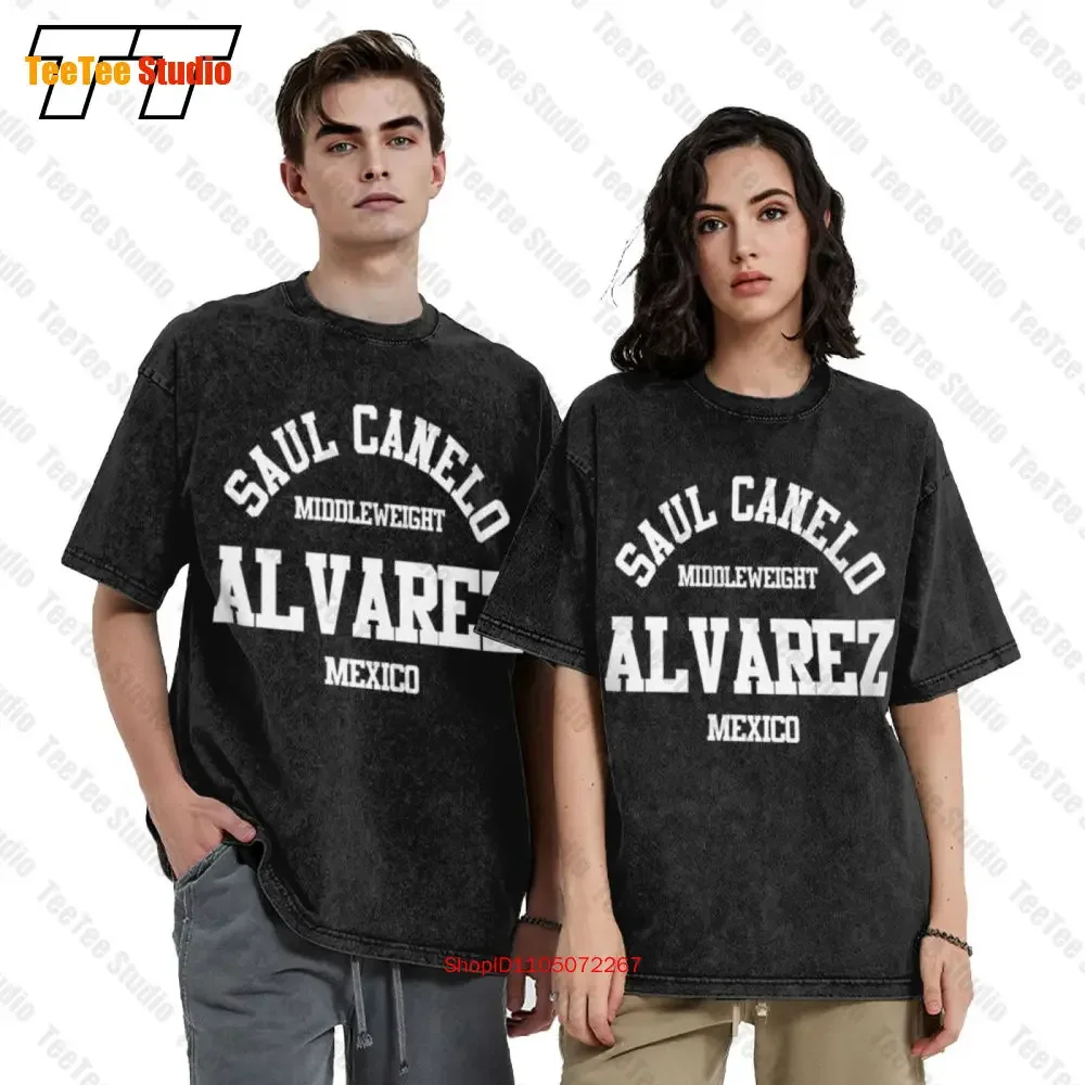 Canelo Boxing Alvarez Mexico Gym Middleweight Vintage Oversized T-Shirt XZ0A