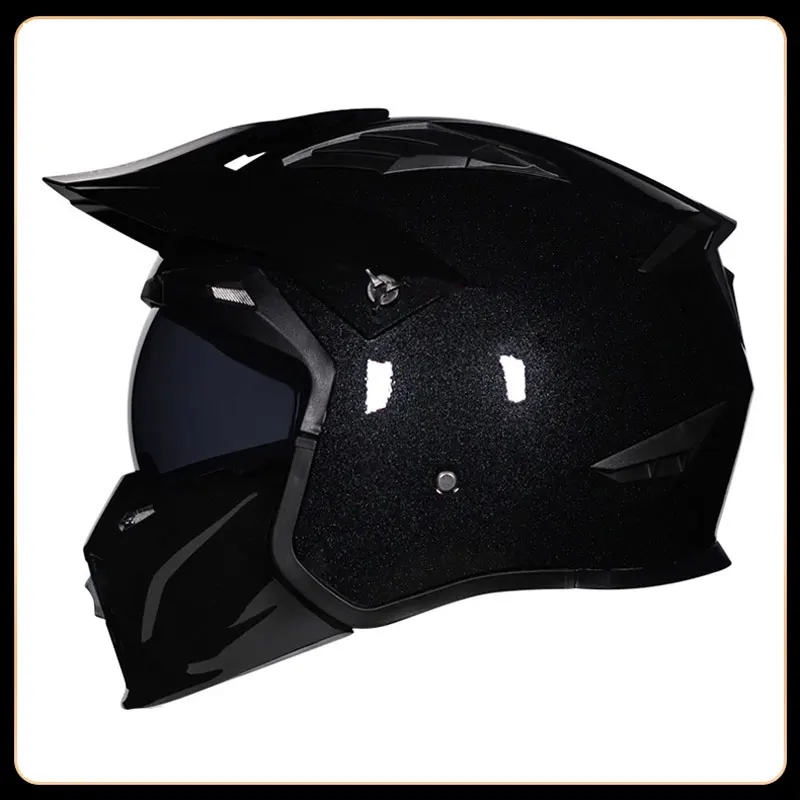 DOT Approved High Quality Full Face Helmets Crash Motorbike Protective Gear Men Women Flip Up Helmet Motorcycle Double Sun Visor