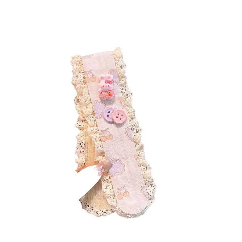 Haarband für Mädchen mit Blumensticker, für gebrochenes Haar und Pony, als Kopfbedeckung zum Gesichtwaschen, Haaraccessoires – Detail 10