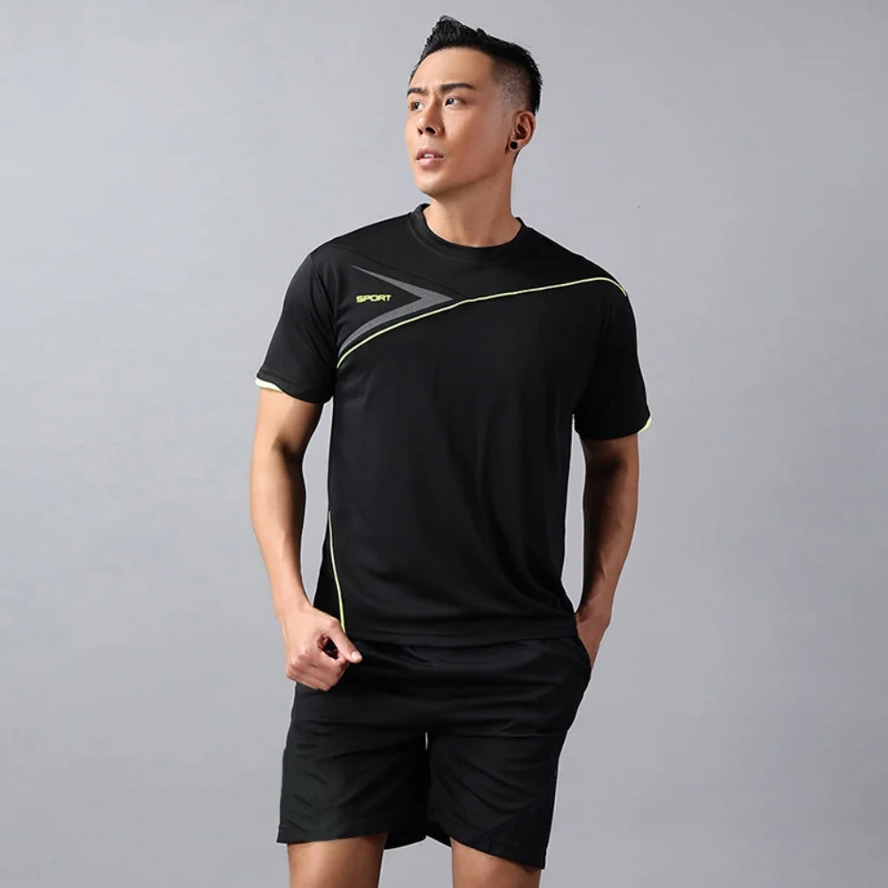 

Men's sportswear, gym fitness sportswear, breathable badminton shirts, uniforms, men's and women's table tennis uniforms, breath