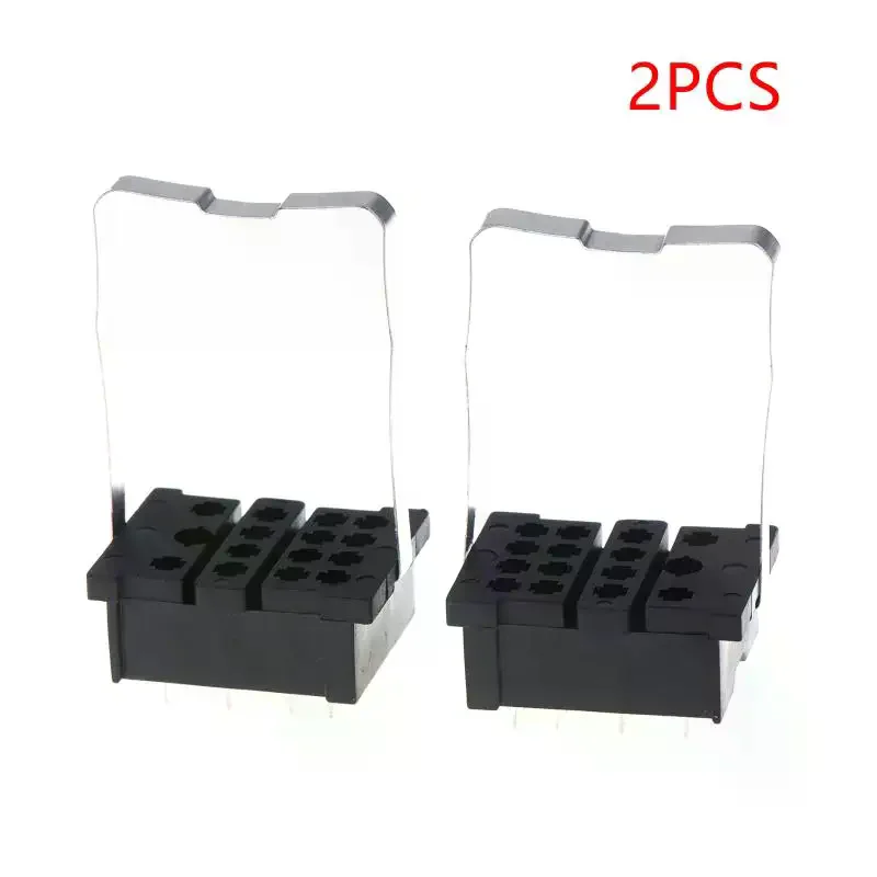 PCB Mount Relay Socket Base PT08-0 PT14-02 PY14-02 8-Pin 14-Pin Solder Type Relay Holder For Intermediate Relays