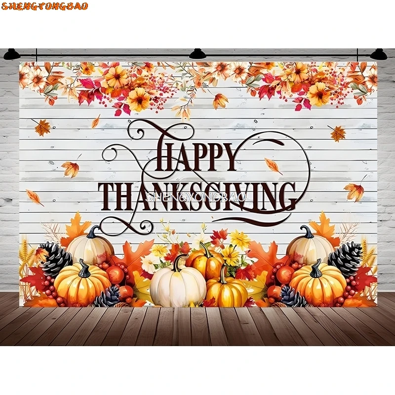 Thanks Giving Day Spring Easter Photography Backrops Kid Birthday Party Portrait Decor Backdrop Photo Studio Background DS-07