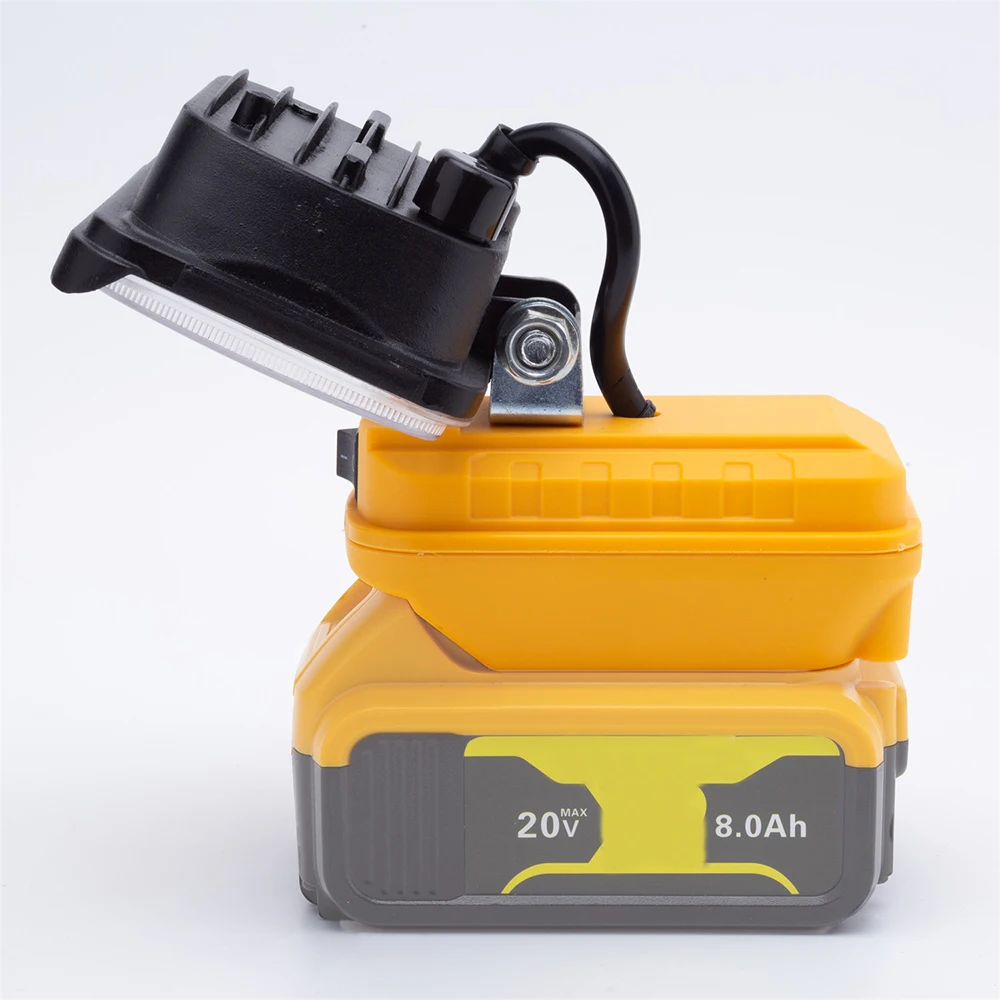 Portable Wireless LED Work Light for DeWalt 18V Lithium Battery Outdoor Lamp Emergency Lights（NO Battery ）