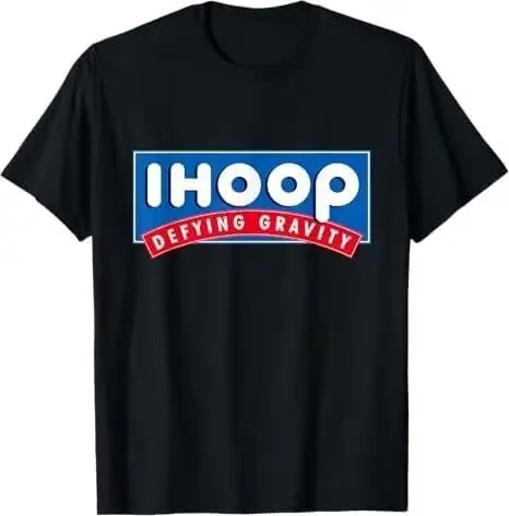 Ihoop I Hoop Defying Gravity - Basketball & Basketballer T-Shirt