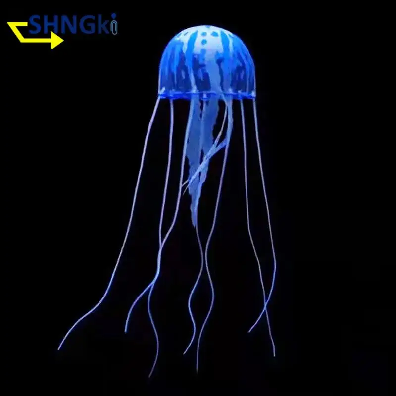 Marine Aquarium Decoration Jellyfish for Aquarium Decors Luminous Accessories Aquatic Plants for Natural Aquariums & Fish Bowls