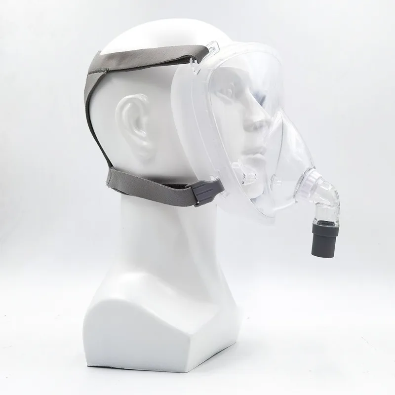 Protective Full Face Silicone Mask Liquid Adhesive Plastic Head Mounted Respirator