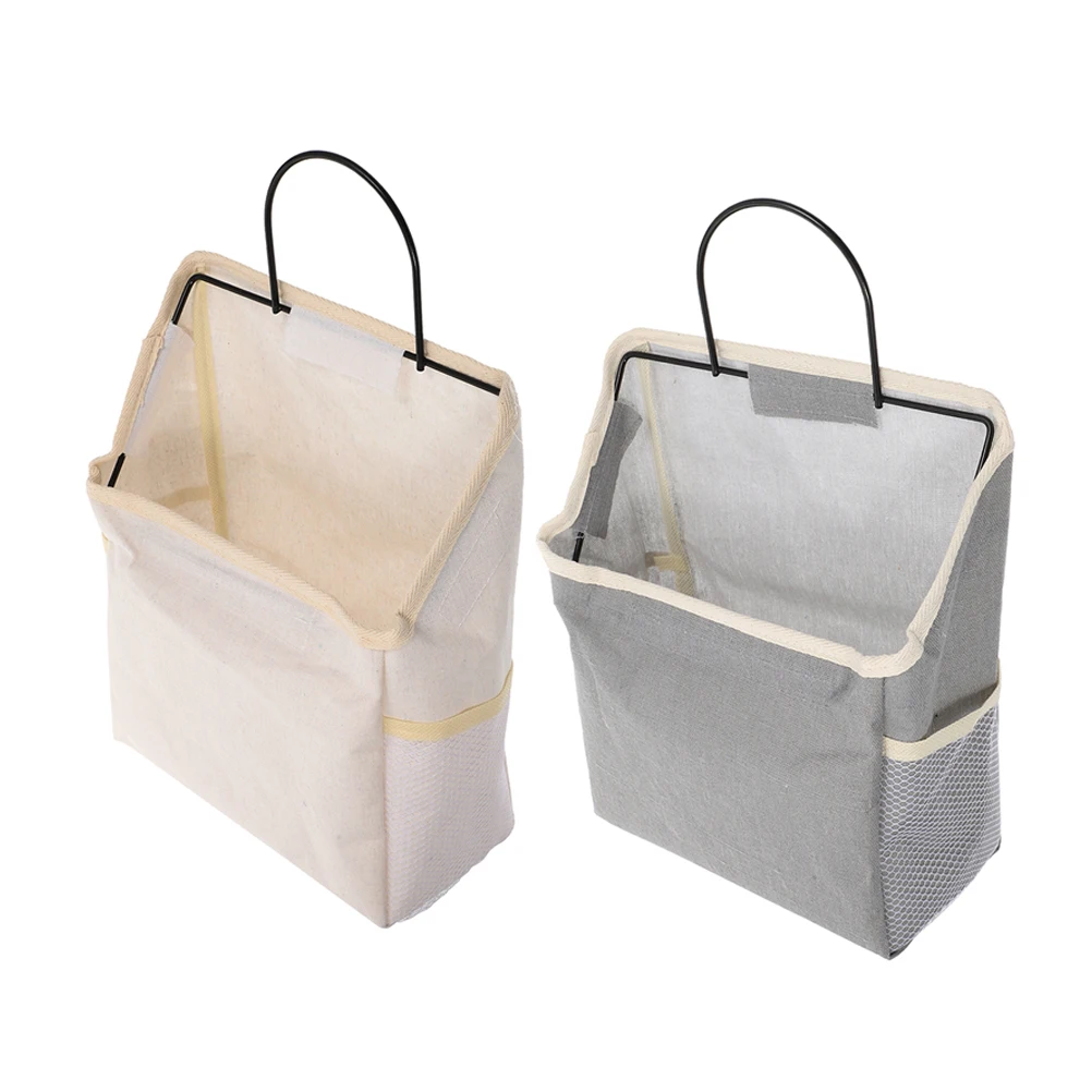

2pcs Wall Hanging Storage Bags Multi-Function Organizer For Dorm Room Bedroom Door Back Hanging Pouch Large Capacity