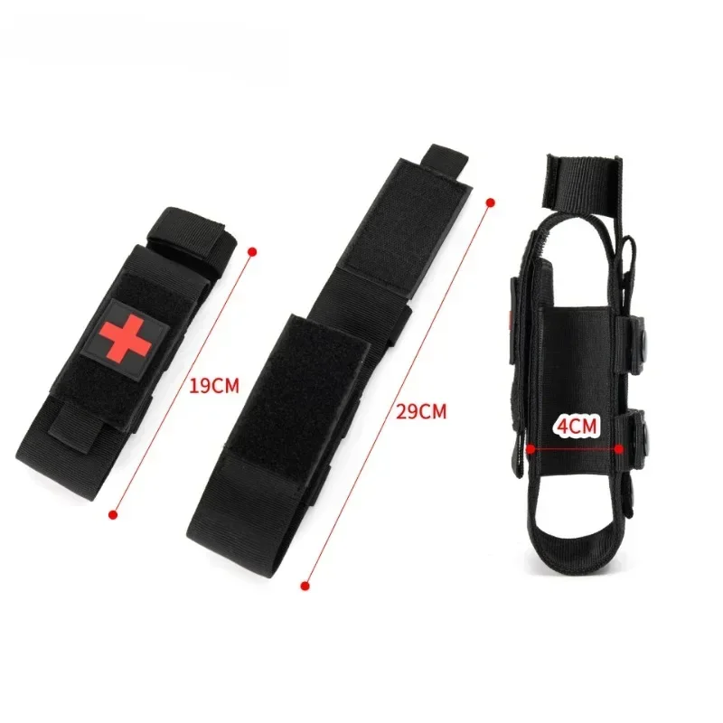 Tactical Cat First Aid Nylon Tourniquet Pouch Outdoor Hunting Knife Holster Medical Scissor Packs Outdoor Emergency Equipment