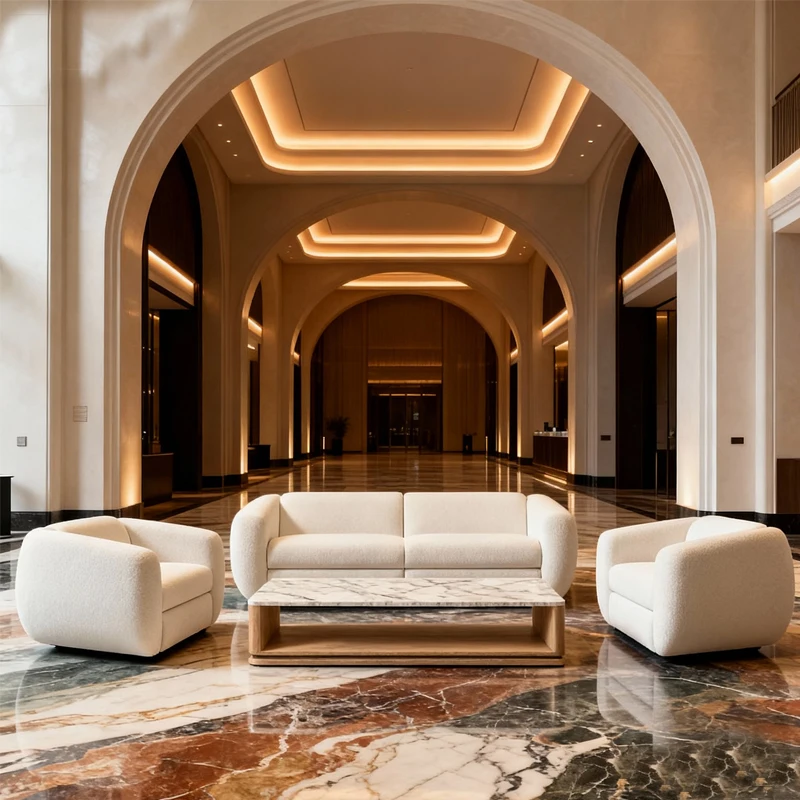 

Modern Interior Living Room Sofa Luxury Hotel Lobby Sofa Bed Villa Living Room Sofa Bed Comfort Apartment Lobby Furniture Set