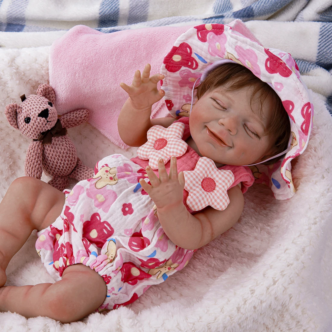 Reborn Baby Pig Customer Plushies Custom Silicone Full Body for Doll Girl Bebe Reborn Dolls
