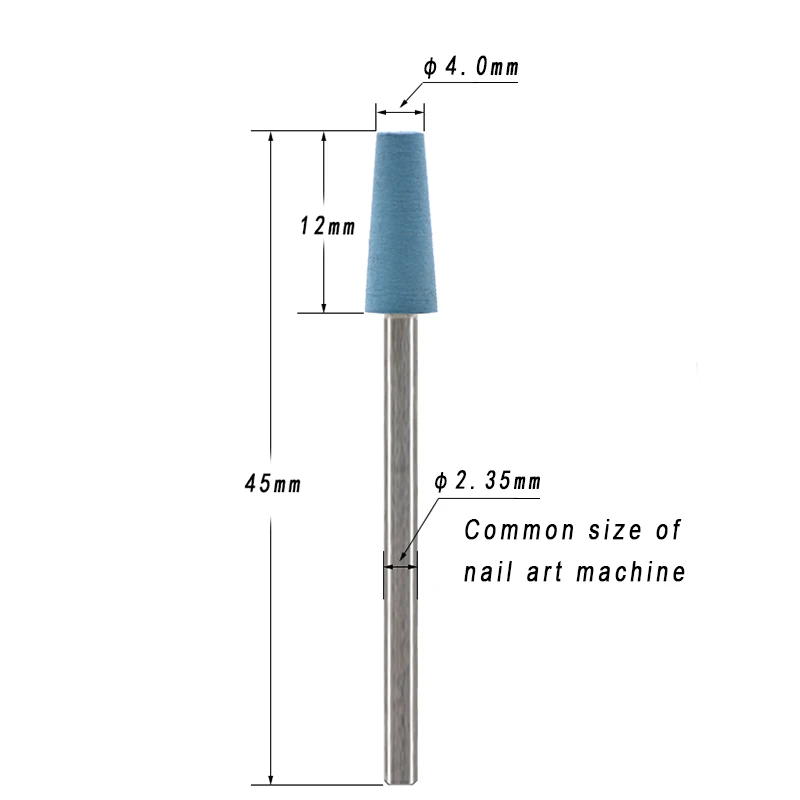 5 قطعة مسمار المطاط السيليكون عازلة الكهربائية آلة أظافر مسمار الحفر اكسسوارات أدوات مسمار بت #6