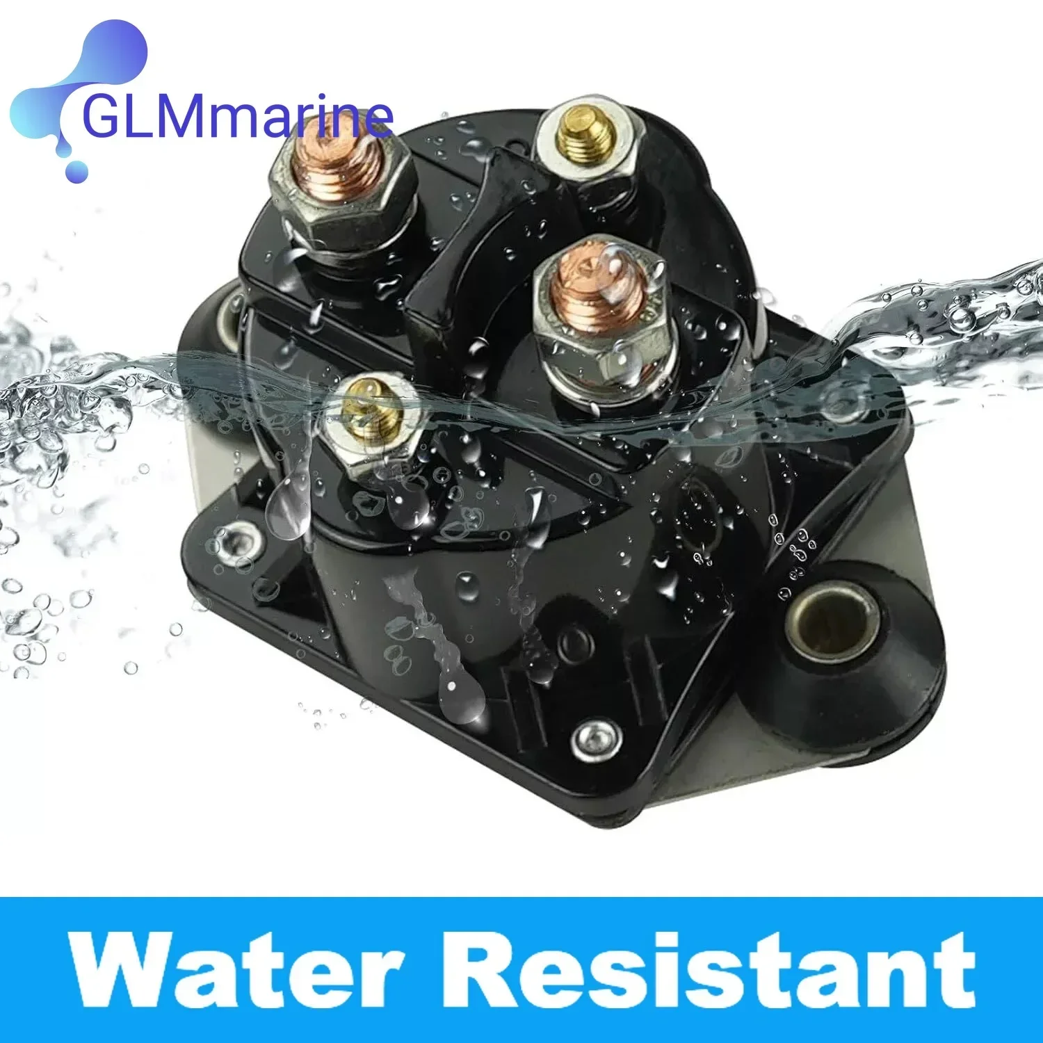 12V Starter Solenoid Relay 89-817109A1 for Mercury Marine 40 To 250 HP Outboard Engines 817109A2 89-817109A3 18-5834 SMR6010