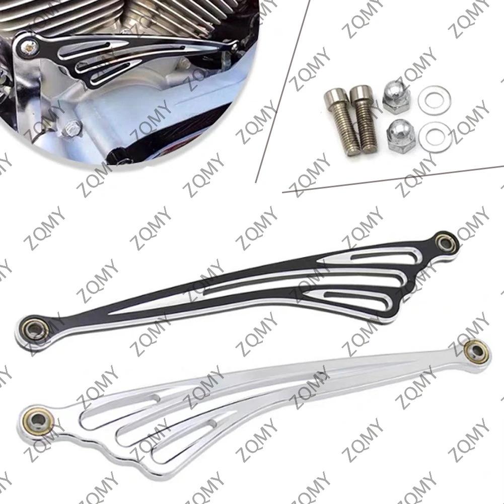 

Black Motorcycle Shift Linkage CNC Cut Shifter Link For Harley Touring Electra Road Glide FLTR