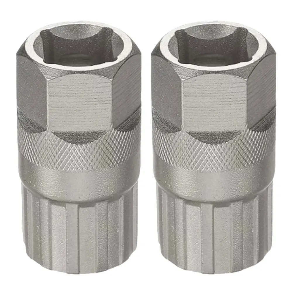 

2pcs Mountain Bikes Freewheel Lockring Cassette Remover For Quick Installation High Strength Precision Engagement Lightweight