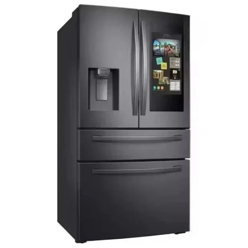28 cubic feet French door refrigerator with touch screen stainless steel