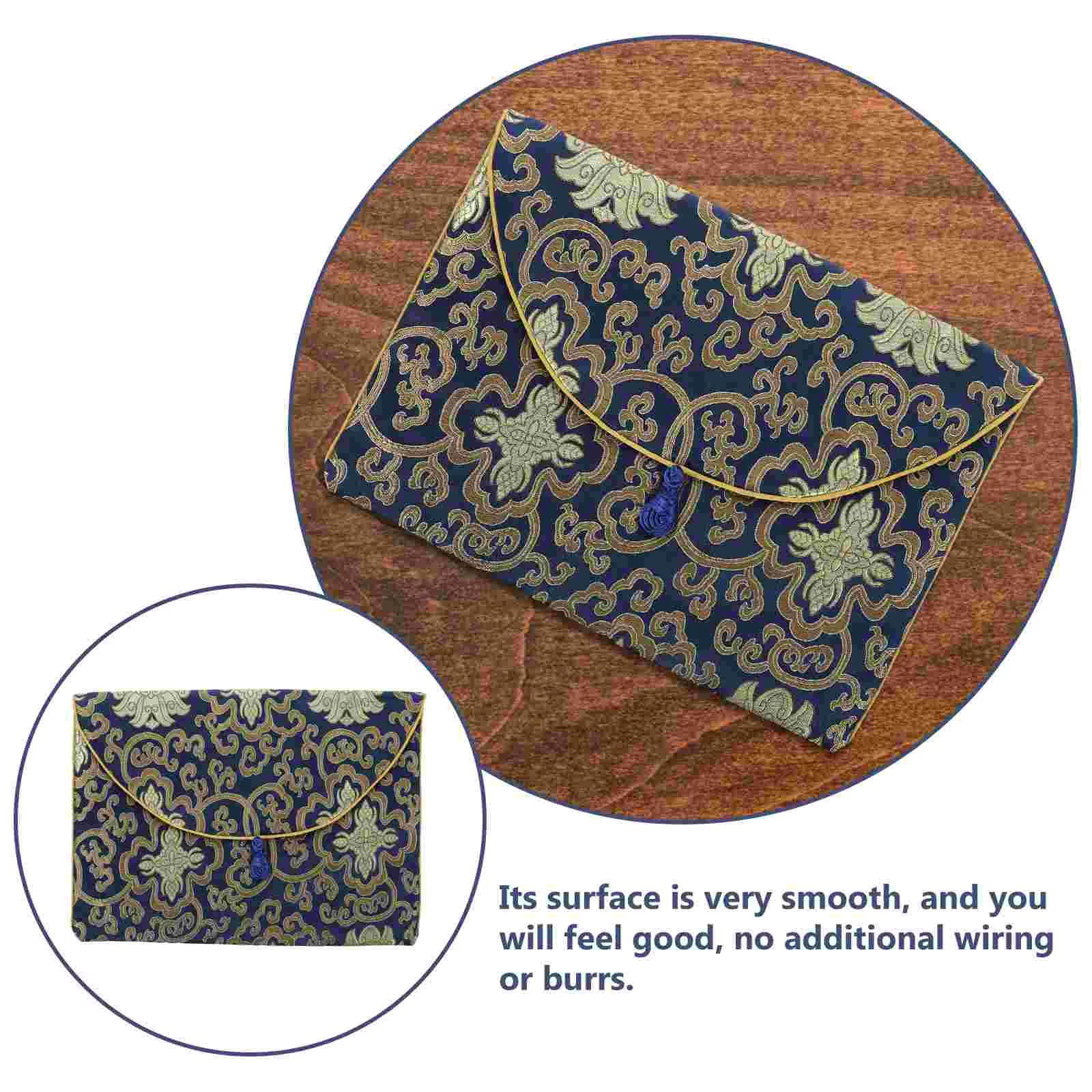 Pouch Jewelry Scripture Storage Bag Scriptures Bags Wallet Embroidery Travel Holder Baggies