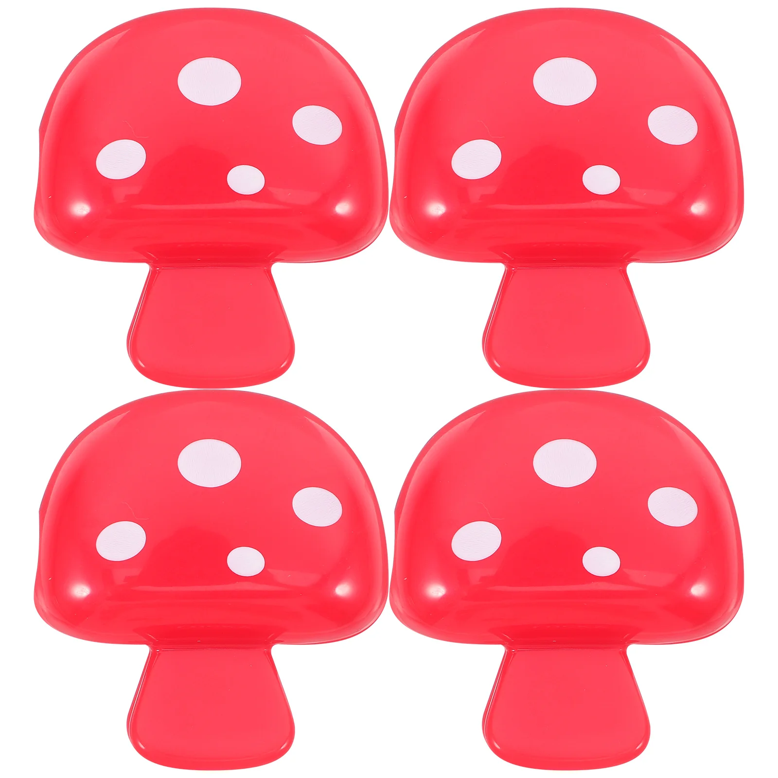 4 قطع من أغطية رأس فرشاة الأسنان للسفر على شكل فطر مقاومة للغبار، حافظة فرشاة بمشبك بلاستيكي محمول للاستخدام في التخييم #5