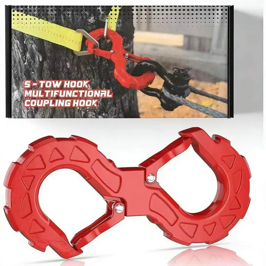 Nilight 3/8 Tow Hook, Winch Hook For Off-Road Recovery 33000 Lbs, Heavy Duty Strength Working Load, for Jeep, SUV, ATV, Trailers