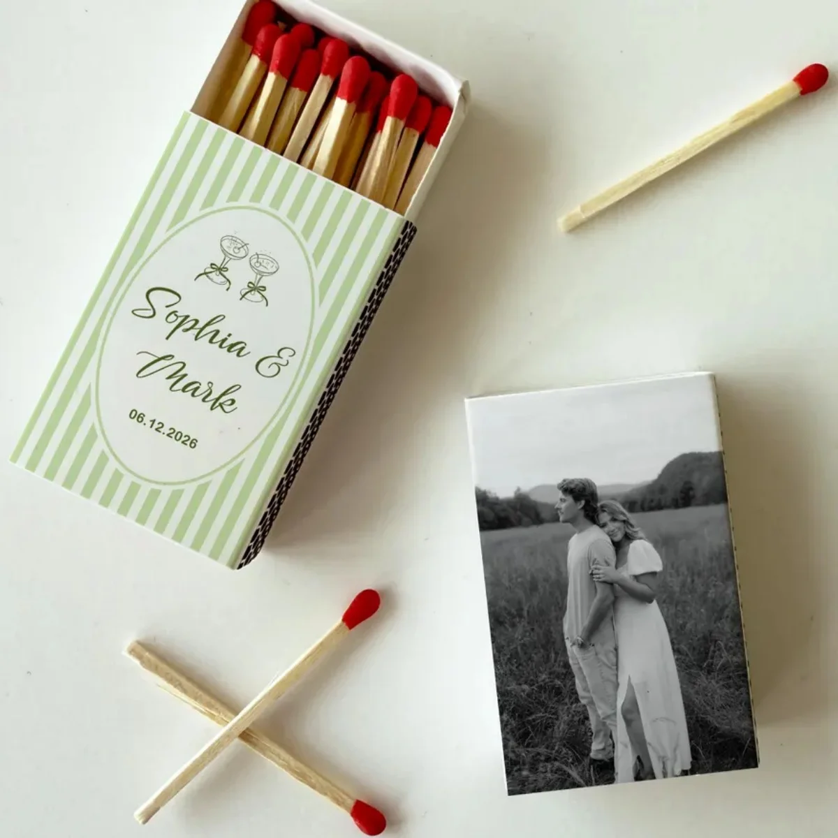 

Custom Wedding Matchbox, Matchboxes, Wedding Match Favors, Wedding Decor, Wedding Gift, Bridal Shower Matchbox Favors, Rehearsal