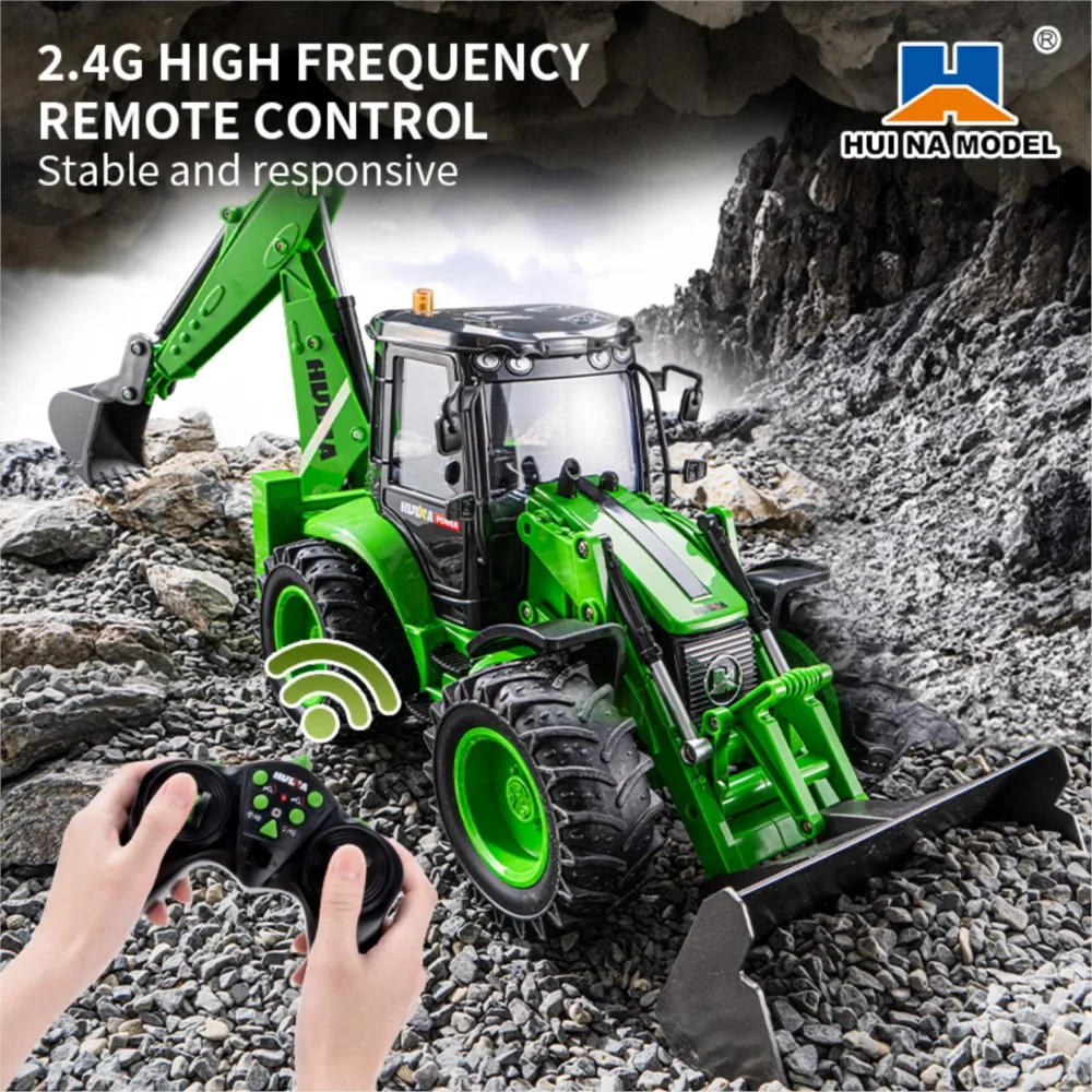 

HUINA 1/14 1579 Экскаватор с дистанционным управлением 2,4G 9CH RC Модель погрузчика Игрушки для энтузиастов