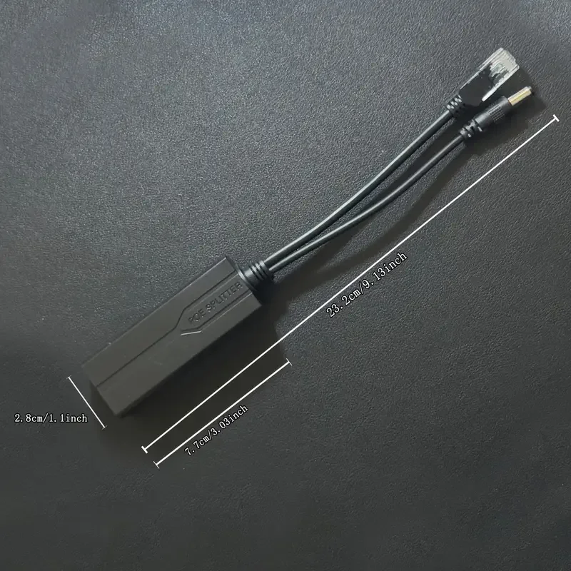 POE الفاصل 48 فولت إلى 12 فولت نوع العزلة إيثرنت RJ45 ميناء كاميرا وحدة إمداد الطاقة لأنظمة المراقبة الأمنية IP #4